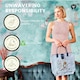 image 4 of Signare Foldable Handbag - Alice in Wonderland Nothing But Cards Blue