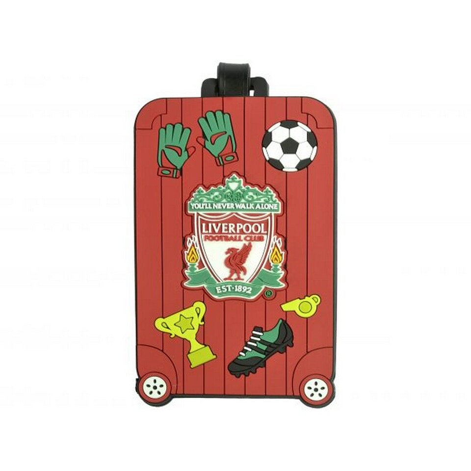 image 1 of Liverpool FC Crest Luggage Tag | Red | Red | 1