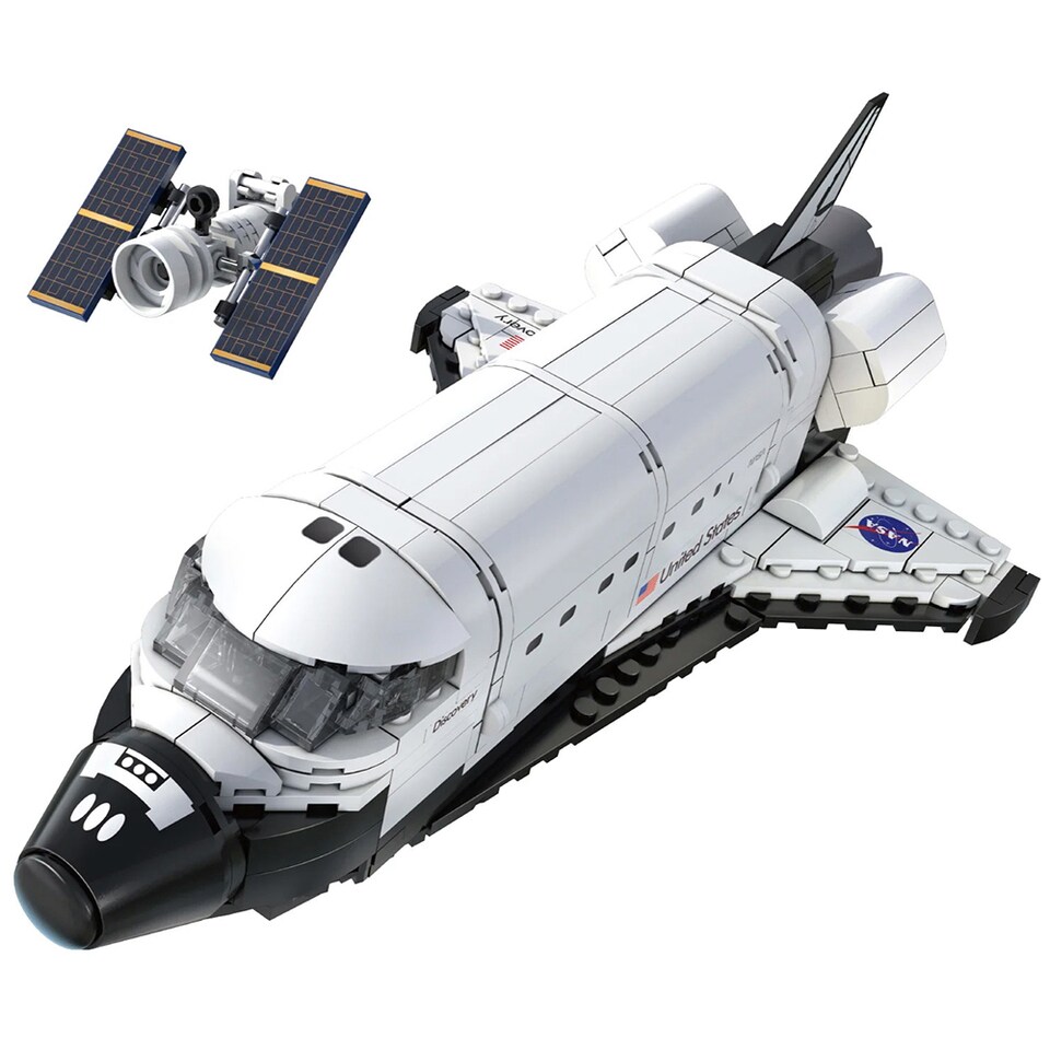 image 1 of Cada Space Shuttle Discovery Brick Construction Set C56051w 475 Piece