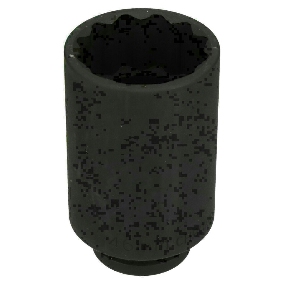image 1 of 46mm 1/2" Drive Deep Metric Impact 12 Sided Socket For Renault Master Movano