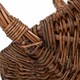 image 4 of Small Rustic Shopping Basket | Brown | Brown | S