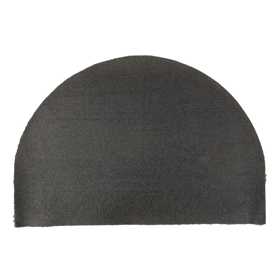 image 1 of Nicola Spring Coir Half Moon Door Mat - 60 x 40cm - Grey