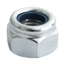 Timco - Nylon Nuts - Type P - Zinc (Size M10 - 4 Pieces)