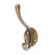 image 1 of Hammer & Tongs Hat & Coat Hook - W40mm x H105mm - Brass