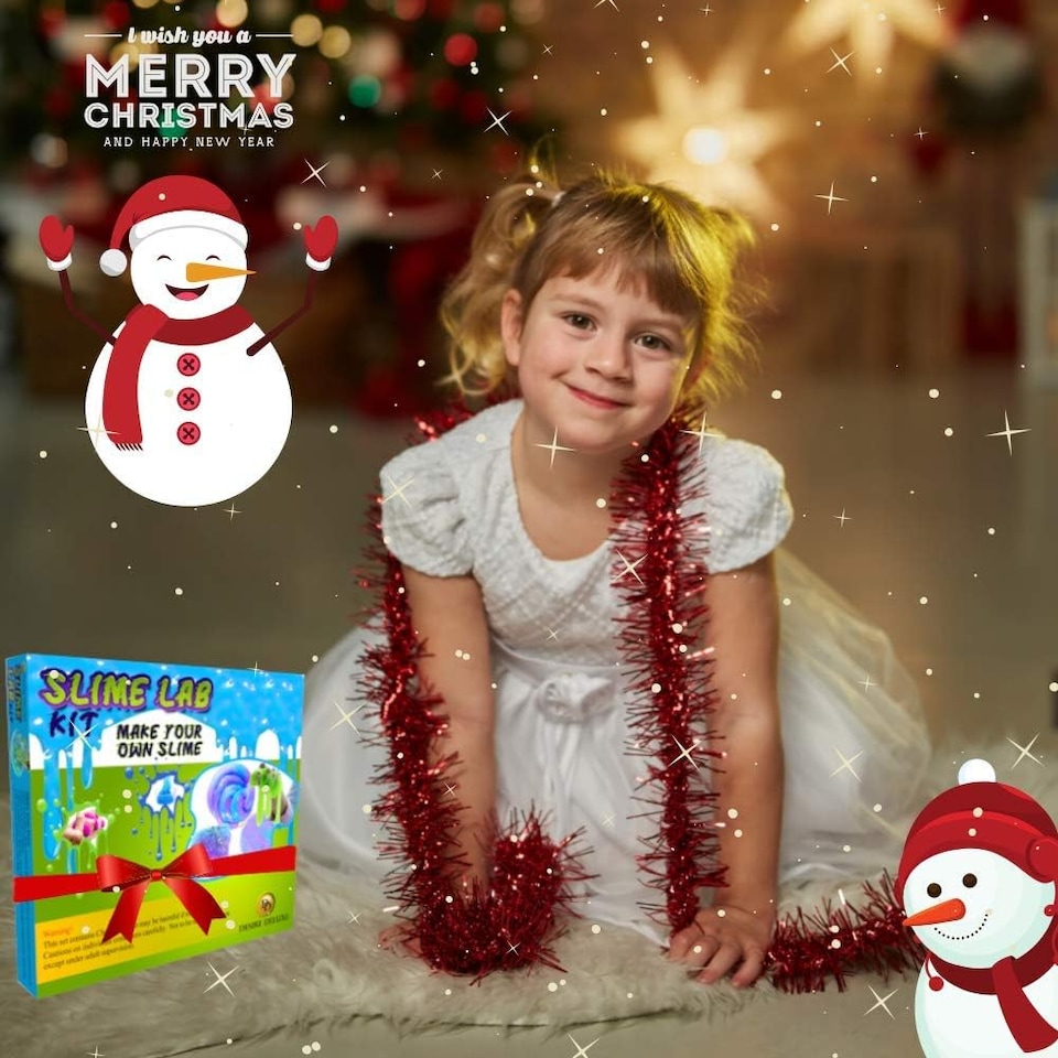 image 1 of Desire Deluxe Slime Making Kit DIY Factory Complete Games Set Toys Science for Kids Age 4 5 6 7 8 9 Year Old Slime Lab Activator Ingredient Educational Learning Activity Toy for Boys and Girls Present