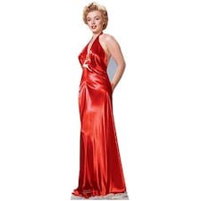 Marilyn Monroe Red Gown Lifesize Cardboard Cutout - 177cm