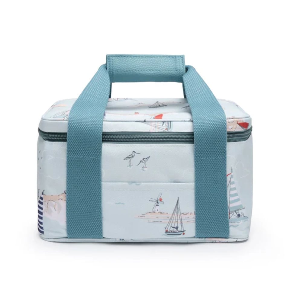 image 1 of Lunch Bag: 25cm x 18cm x 14cm Sophie Allport Coastal Boats Lunch Bag, Polyester