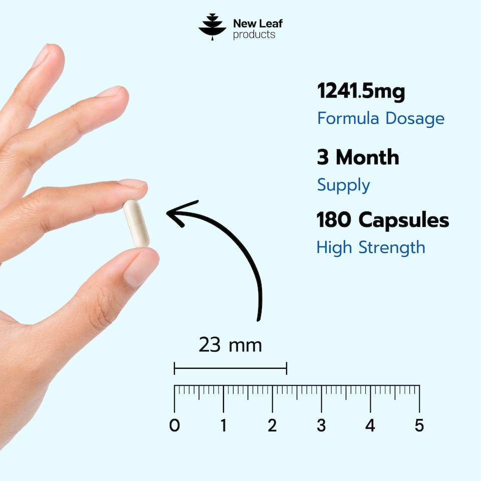 image 1 of New Leaf Hydrolised Marine Collagen Capsules 1060mg P/S Type 1