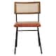 image 1 of Interiors by Premier Tan Leather Dining Chair, Sturdy Dining Room Chair, Leather Effect Accent Chair Brown