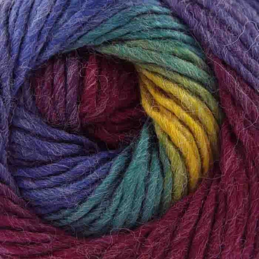 King Cole Multicoloured Riot Chunky Yarn (Value Pack 12 x 100g Balls) For Crochet, Knitting - 134m per ball