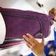 image 5 of Flight Knight 45x36x20cm easyJet Underseat Carry On Non Priority Approved Hand Luggage Case - 2 Wheels - Ultra Lightweight Durable Soft Textile Cabin Suitcase Purple | Purple Mono | Cabin Bag