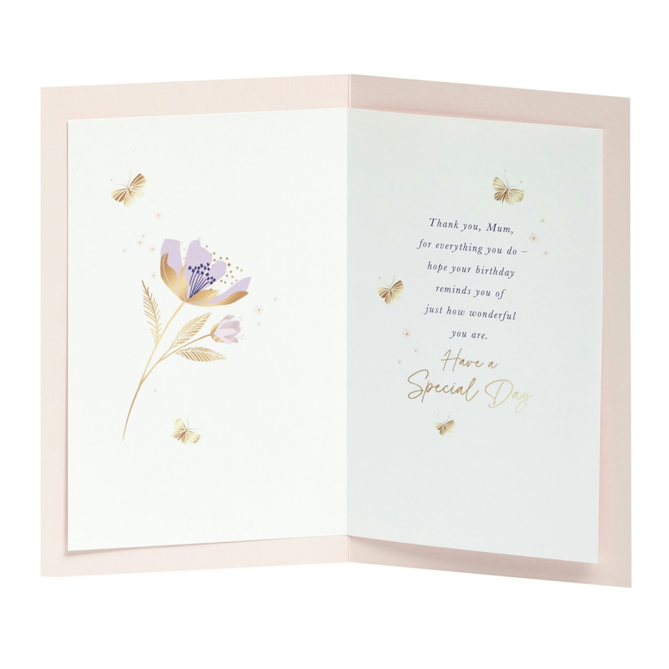 image 1 of Mum Birthday card - Florals