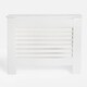 image 1 of OHS MDF Horizontal Slat Grilled Radiator Cover, Medium - White | White