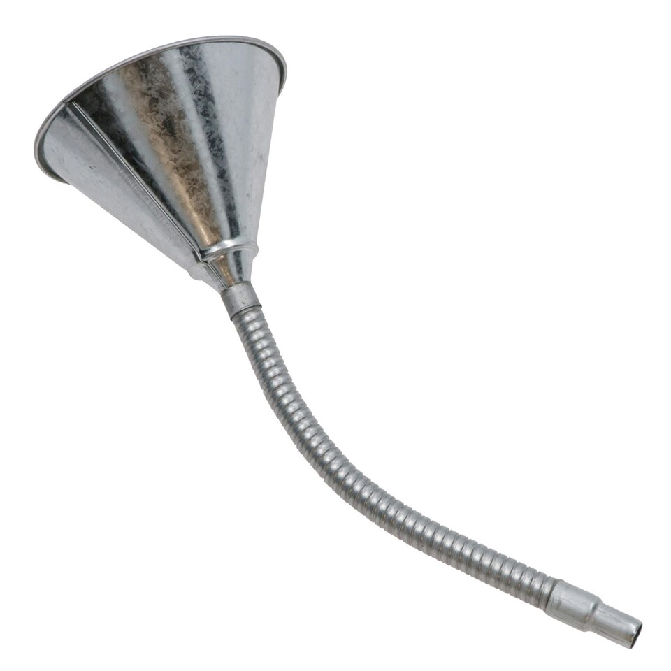 image 1 of Steel Metal Funnel Flexible Hose / Shaft / Pipe Galvanised With Filter SIL238