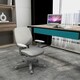 image 2 of Vinsetto Office Chair, 360 Degree Swivel Desk Chair with Wheels, Grey Grey