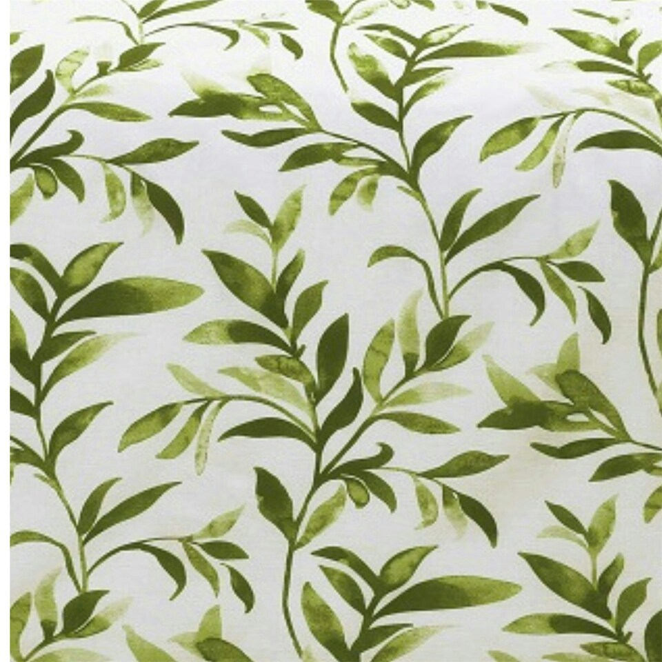 image 1 of Watercolour Leaves Duvet Cover Set - King - Green