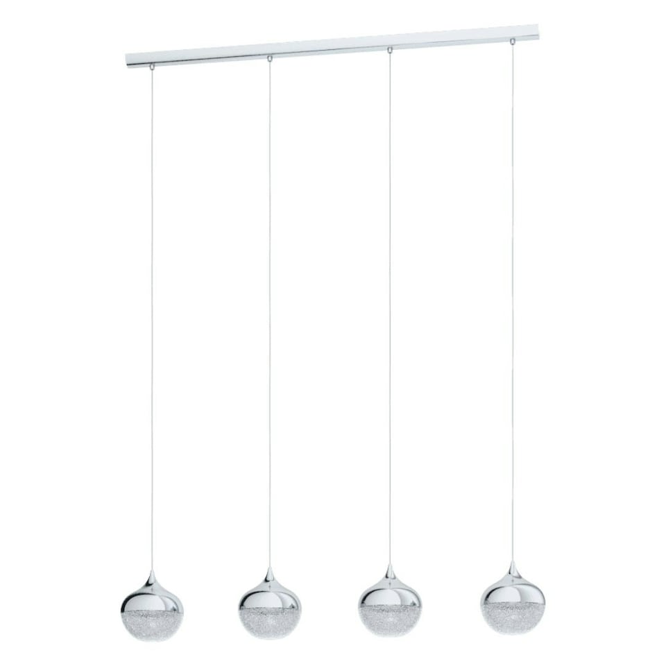 Fable 4 Light Polished Chrome Ceiling Bar