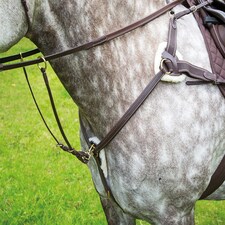 Shires Salisbury Five Point Breastplate Brown | Size: X-Full
Colour: H.Brown