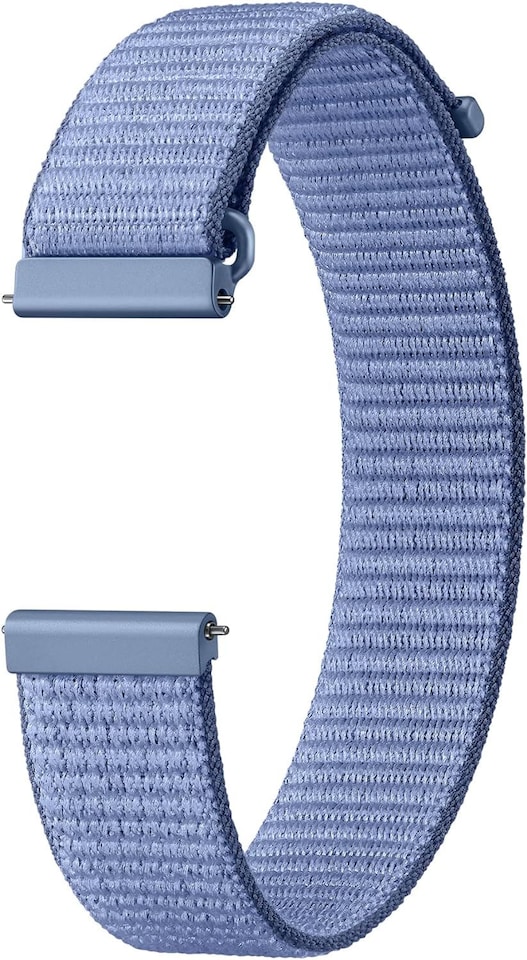 image 1 of Samsung Galaxy Watch 4-5-5 Pro Fabric Woven Nylon Band 20mm M Light Blue - ET-SVR86MLEGEU