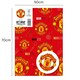 image 3 of Manchester United FC 2 Sheets & 2 Tags Gift Wrap