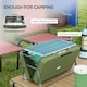 image 5 of Outsunny Portable BBQ Grill with Suitcase Design for Camping Picnic Party, Black