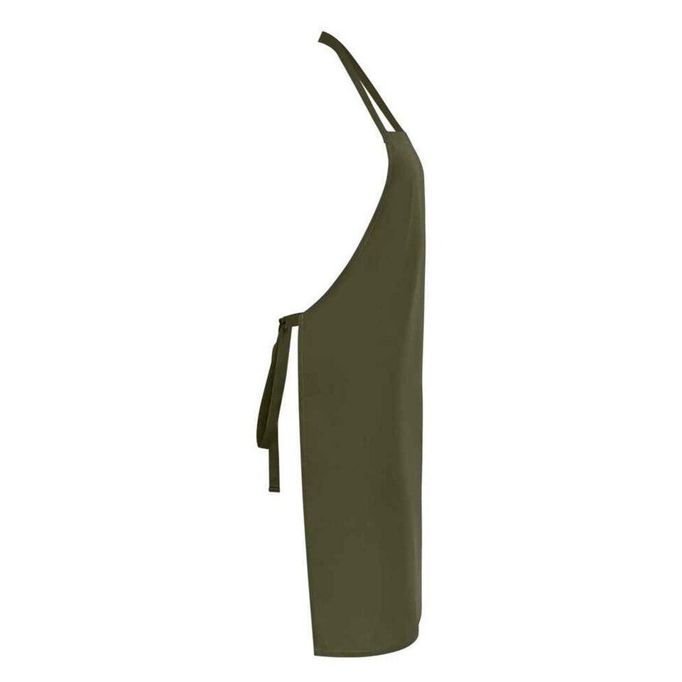 image 1 of Brand Lab Unisex Adult Classic Bibbed Apron | Green | Dark Olive | One Size | 1
