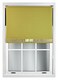 image 3 of FURNISHED Blackout Roller Blind with Gold Glitter Trim and Green Bow Cut to Size | Green | Green | (W) 210cm x (L) 165cm