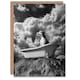 image 1 of Dog Lover Beagle Bathtub Black White Atmospheric Birthday Greeting Card