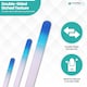 image 4 of Turquoise Glass Nail File Set, Gel & Acrylic Nails - 3pcs