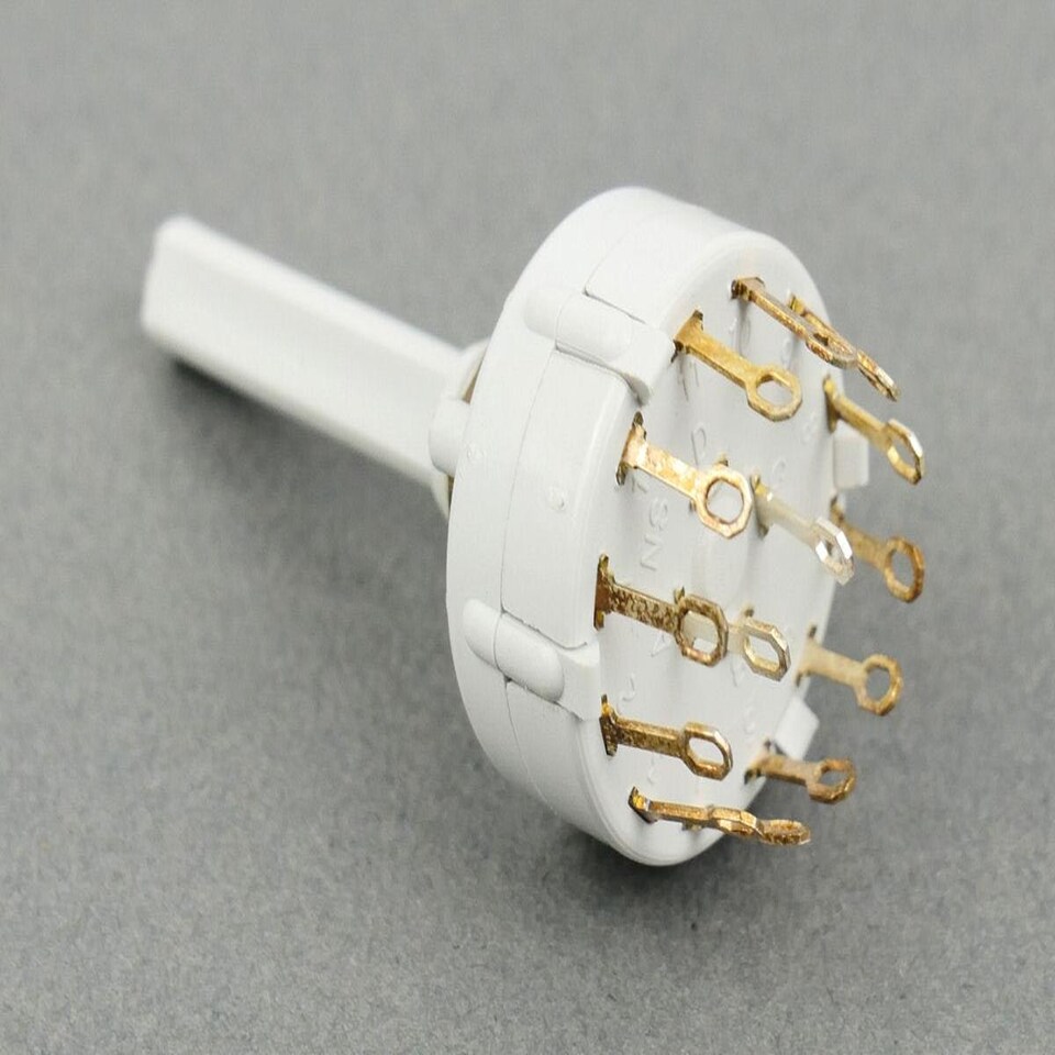 image 1 of Gaugemaster Electric Rotary Switch 2 Pole 6 Way