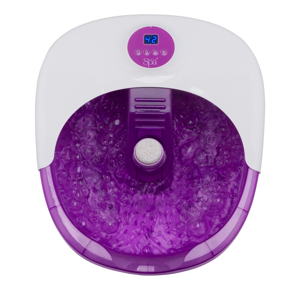 image 1 of Sensio Spa Luxury Foot Spa Massager Digital Screen Temperature Control 9 Pedicure & 3 Massage Accessories