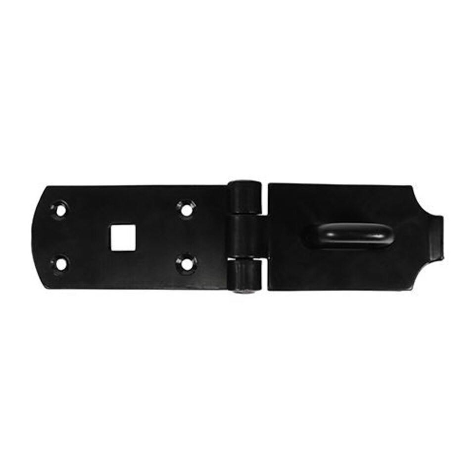 image 1 of Timco - Secure Bolt On Hasp & Staple - Heavy Duty - Black (Size 8" - 1 Each)