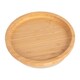 image 1 of Tiny Dining Round Bamboo Suction Plate - Beige