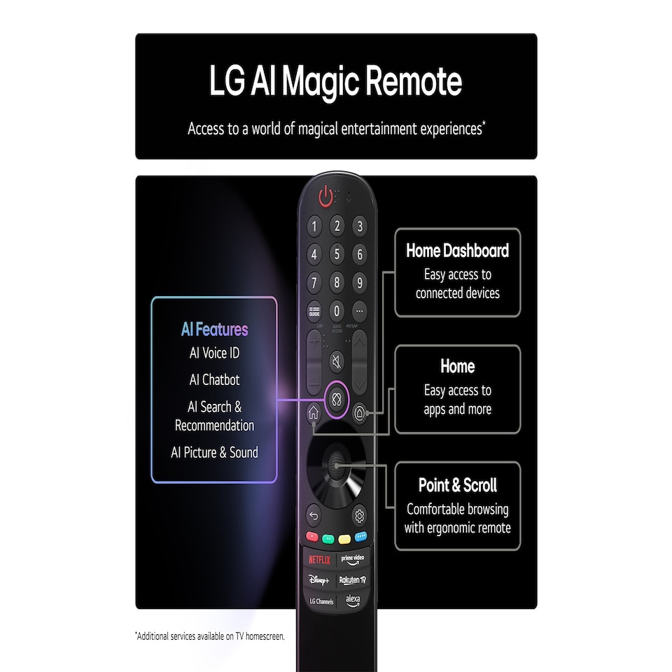 image 1 of LG OLED55G54LW 55" 4K Gallery OLED Smart TV with Dolby Vision & Atmos