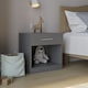 image 3 of Orlando Kids 1 Drawer Bedside Table | Grey | 1