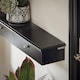 image 9 of SoBuy FRG43-SCH,Floating Shelf with 2 Drawers | Black | Black | 1