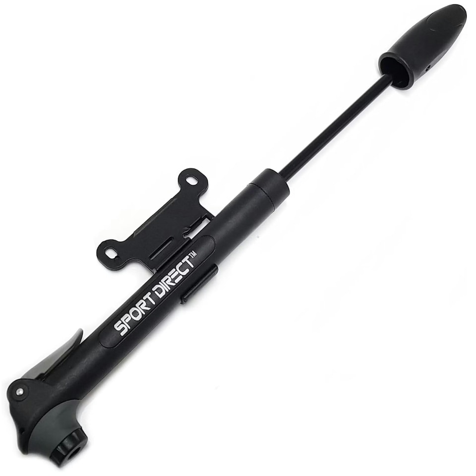 image 1 of Sport Direct 120 PSI Mini Bike Hand Pump + Bracket MTB/BMX Schrader/Presta Valve