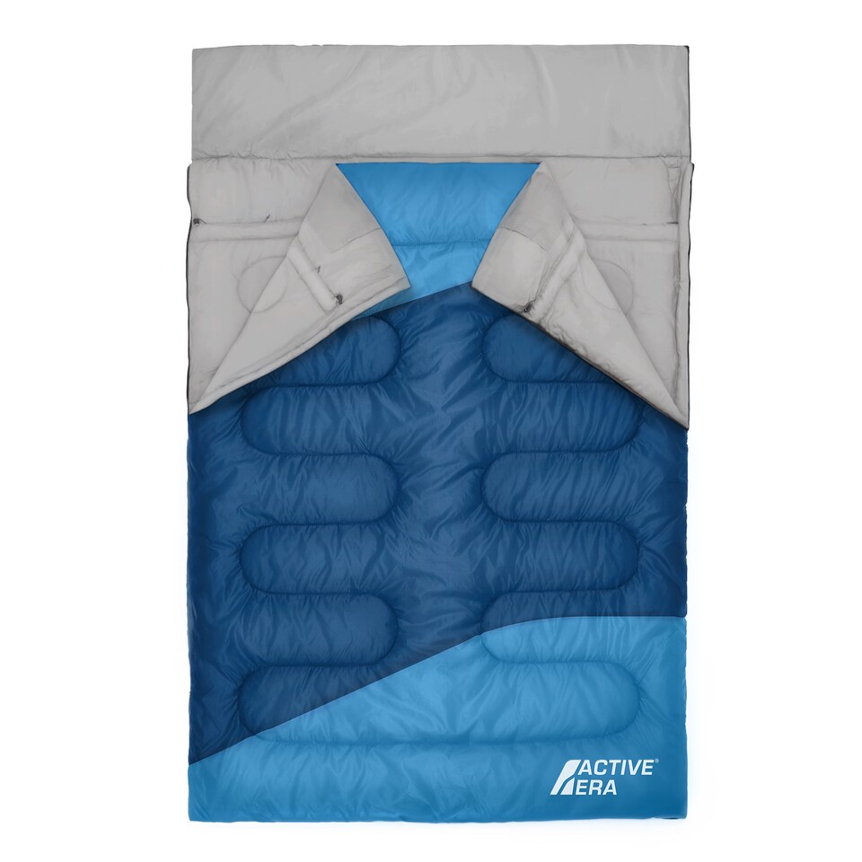 image 1 of Active Era Double Sleeping Bag 250gsm Blue