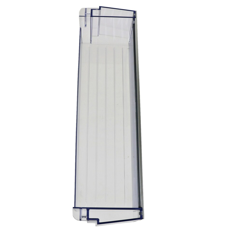 image 1 of SPARES2GO Lower Door Bottle Shelf Bottom Rack for Neff Fridge Freezer (420 x 120 x 100 mm) Clear
