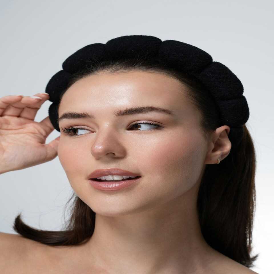 image 1 of Brushworks Black Cloud Headband