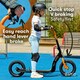 image 3 of Zinc Radikal BMX Scooter – Orange and Black Orange