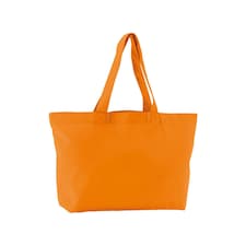 Westford Mill EarthAware Twill Shopper Bag - Orange - One Size Orange