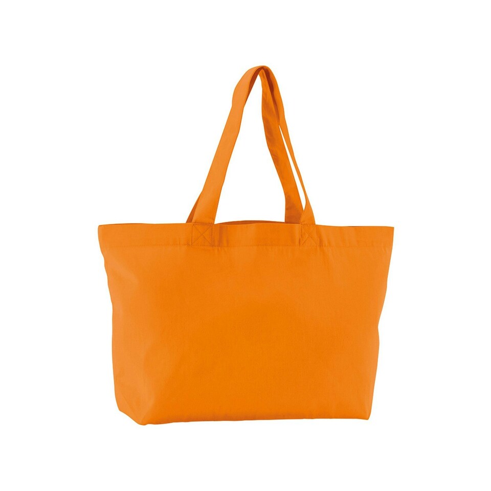 Westford Mill EarthAware Twill Shopper Bag - Orange - One Size Orange
