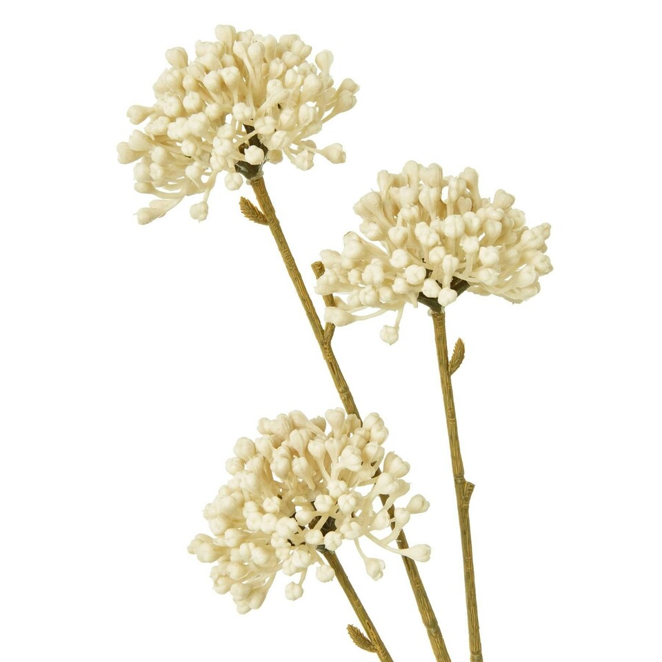 image 1 of Hill Interiors Allium Spray Artificial Flower - Cream - One Size
