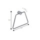 image 6 of Showerdrape Vitality Chrome Stainless Steel Wall Mounted 3 Piece Bathroom Accessory Set | Silver | 1