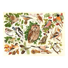 Woodland Birds BIG 500 Piece Jigsaw Puzzle