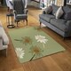 image 2 of Patterns and shapes in the style of scrapbooking (Rug) Green | Large: 140x200cm
