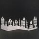 image 1 of Colour Your Own Laser Cut Christmas Scene Festive Greeting Card by Icon Craft