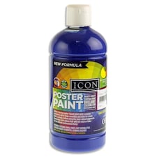 500ml Ultramarine Blue Poster Paint by Icon Art
