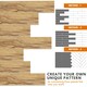 image 5 of NOVECRAFTO Self Adhesive Vinyl Floor Planks – 36x5.98 in (91.4x15.2cm) – Peel & Stick Flooring Tiles – Sandalwood Glow Wood Effect – Pack of Vinyl Tiles Brown | 1.39 sqm